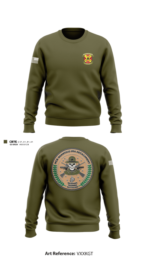 Crew Neck Sweatshirt, , Army, Teamtime, Team time, sublimation, custom sports apparel, team uniforms, spirit wear, spiritwear, sports uniforms, custom shirts, team store, custom team store, fundraiser sports, apparel fundraiser