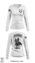1-635th Scout Platoon 89807222 Women's Long Sleeve V-neck Shirt - 1