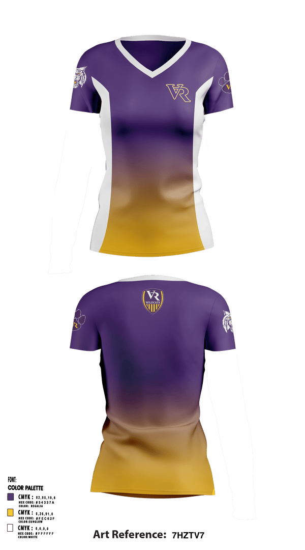 Women's Short Sleeve Vneck Shirt, Villa Rica High School, Spirit Store, Teamtime, Team time, sublimation, custom sports apparel, team uniforms, spirit wear, spiritwear, sports uniforms, custom shirts, team store, custom team store, fundraiser sports, apparel fundraiser