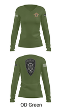 Henry County S.E.R.T. 87395571 Women's Long Sleeve V-neck Shirt - 40