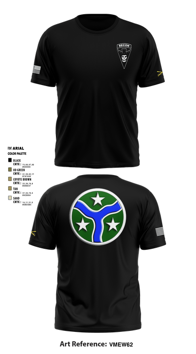 3/278 Armored Calvary Regiment 57774458 Short Sleeve Performance Shirt - 1