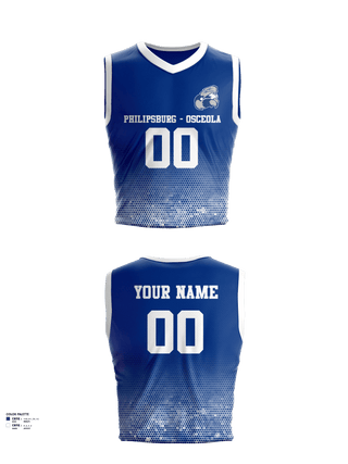 Mens Basketball Jersey, Philipsburg-Osceola High School Basketball, Men's Basketball, Teamtime, Team time, sublimation, custom sports apparel, team uniforms, spirit wear, spiritwear, sports uniforms, custom shirts, team store, custom team store, fundraiser sports, apparel fundraiser