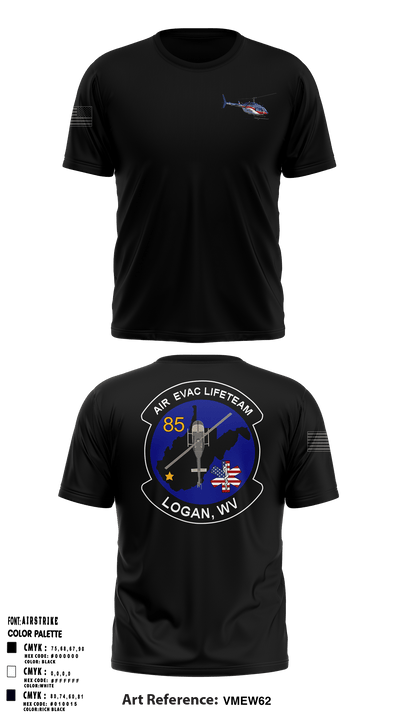 Air Evac Lifeteam 13964837 Short Sleeve Performance Shirt - 31