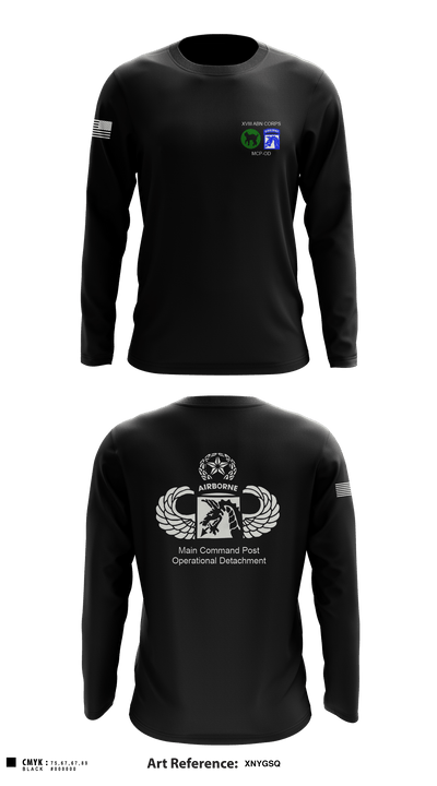 MCPOD-XVIII ABN CORPS 34488688 Long Sleeve Performance Shirt - 4