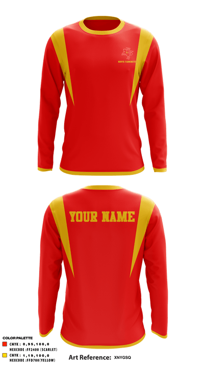 North Farmington High School Basketball 37037275 Long Sleeve Performance Shirt - 35