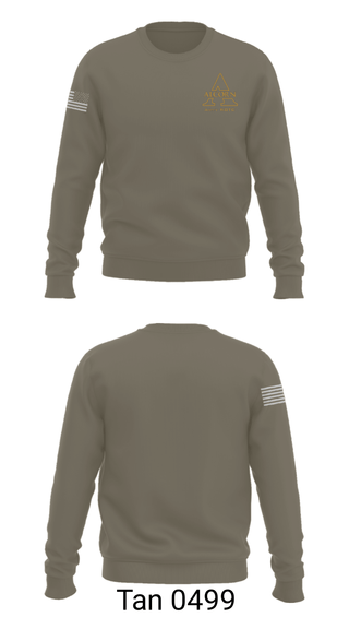 Crew Neck Sweatshirt, , Army, Teamtime, Team time, sublimation, custom sports apparel, team uniforms, spirit wear, spiritwear, sports uniforms, custom shirts, team store, custom team store, fundraiser sports, apparel fundraiser