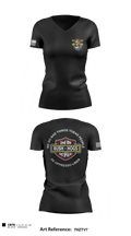 2d Battalion, 3d Special Forces Group 4124054 Women's Short Sleeve V-neck Shirt - 3