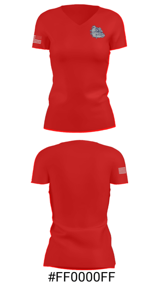 Women's Short Sleeve Vneck Shirt, Ramona High School Cheer, Cheer, Teamtime, Team time, sublimation, custom sports apparel, team uniforms, spirit wear, spiritwear, sports uniforms, custom shirts, team store, custom team store, fundraiser sports, apparel fundraiser