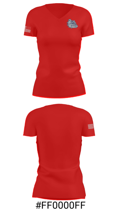 Ramona High School Cheer 63136049 Women's Short Sleeve V-neck Shirt - 24