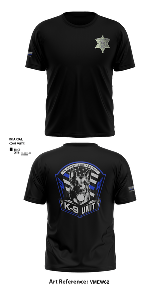 Short Sleeve Performance Shirt, PCSO K-9 INTERDICTION, Police, Teamtime, Team time, sublimation, custom sports apparel, team uniforms, spirit wear, spiritwear, sports uniforms, custom shirts, team store, custom team store, fundraiser sports, apparel fundraiser