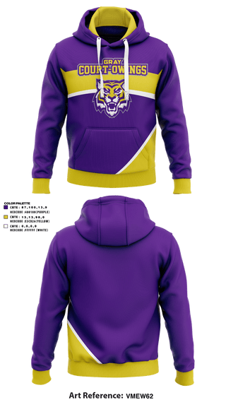 Hoodie, Gray Court-Owings Middle School, Spirit Store, Teamtime, Team time, sublimation, custom sports apparel, team uniforms, spirit wear, spiritwear, sports uniforms, custom shirts, team store, custom team store, fundraiser sports, apparel fundraiser