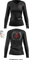 Anointed Apparel 6360588 Women's Long Sleeve V-neck Shirt - 2