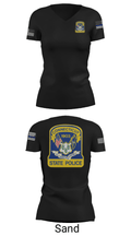 Connecticut State Police 53595968 Women's Short Sleeve V-neck Shirt - 24