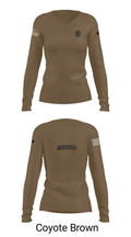 818 MSAS 69341067 Women's Long Sleeve V-neck Shirt - 15