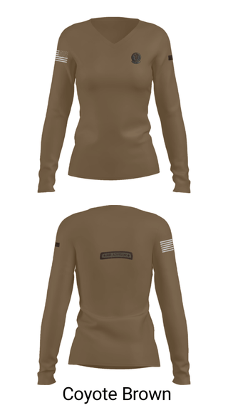 Women's Long Sleeve Vneck Shirt, , Air Force, Teamtime, Team time, sublimation, custom sports apparel, team uniforms, spirit wear, spiritwear, sports uniforms, custom shirts, team store, custom team store, fundraiser sports, apparel fundraiser