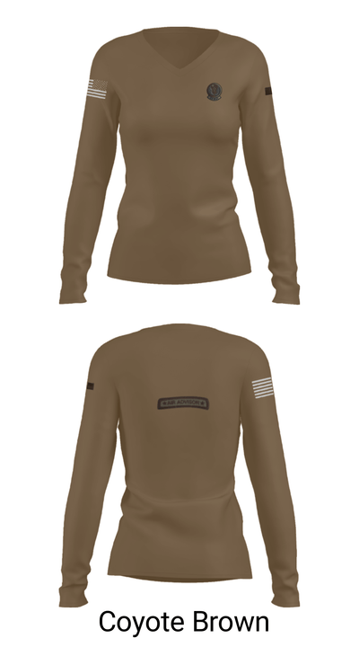 818 MSAS 69341067 Women's Long Sleeve V-neck Shirt - 15