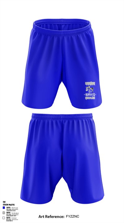 Marian High School Wrestling 1916456 Athletic Shorts With Pockets - 45