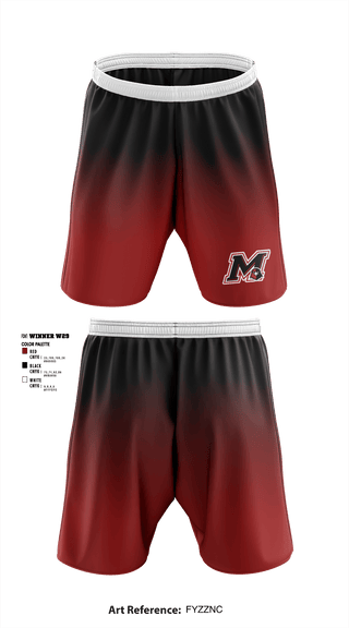 Athletic Shorts With Pockets, Myrtle Attendance Center Junior High School, Men's Volleyball, Teamtime, Team time, sublimation, custom sports apparel, team uniforms, spirit wear, spiritwear, sports uniforms, custom shirts, team store, custom team store, fundraiser sports, apparel fundraiser