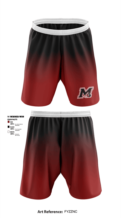 Myrtle Attendance Center Junior High School 4701555 Athletic Shorts With Pockets - 1