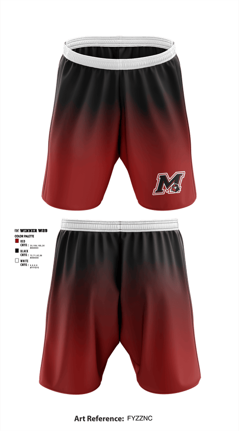 Athletic Shorts With Pockets, Myrtle Attendance Center Junior High School, Men's Volleyball, Teamtime, Team time, sublimation, custom sports apparel, team uniforms, spirit wear, spiritwear, sports uniforms, custom shirts, team store, custom team store, fundraiser sports, apparel fundraiser