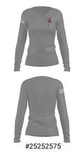 Tinley Park High School Golf 43156089 Women's Long Sleeve V-neck Shirt - 36