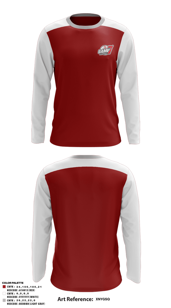 Long Sleeve Performance Shirt, Game 7 Baseball, Baseball, Teamtime, Team time, sublimation, custom sports apparel, team uniforms, spirit wear, spiritwear, sports uniforms, custom shirts, team store, custom team store, fundraiser sports, apparel fundraiser