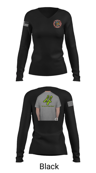 Women's Long Sleeve Vneck Shirt, , Fire Department, Teamtime, Team time, sublimation, custom sports apparel, team uniforms, spirit wear, spiritwear, sports uniforms, custom shirts, team store, custom team store, fundraiser sports, apparel fundraiser