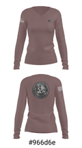 HHC Mortars, 2-505 PIR 68912099 Women's Long Sleeve V-neck Shirt - 37
