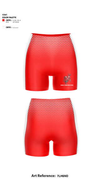Women's Compression Shorts, Coquille Senior High School Track, Track & Field, Teamtime, Team time, sublimation, custom sports apparel, team uniforms, spirit wear, spiritwear, sports uniforms, custom shirts, team store, custom team store, fundraiser sports, apparel fundraiser