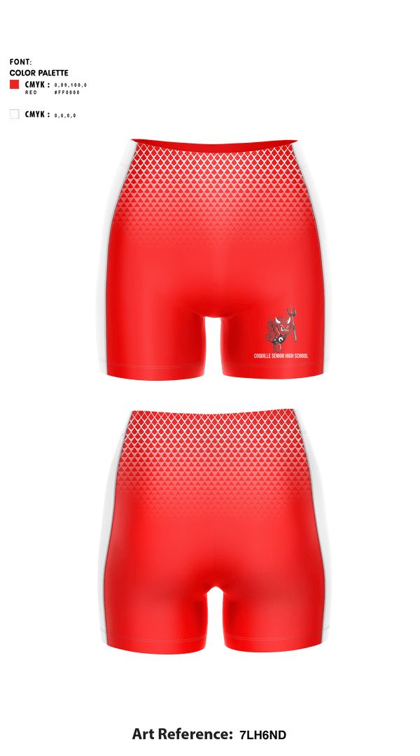 Women's Compression Shorts, Coquille Senior High School Track, Track & Field, Teamtime, Team time, sublimation, custom sports apparel, team uniforms, spirit wear, spiritwear, sports uniforms, custom shirts, team store, custom team store, fundraiser sports, apparel fundraiser
