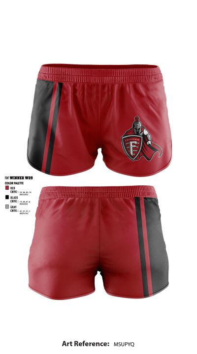 Fairview High School Cheer 57743925 Women's Shorts - 1