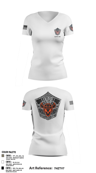 Women's Short Sleeve Vneck Shirt, 329TH CWC, Army, Teamtime, Team time, sublimation, custom sports apparel, team uniforms, spirit wear, spiritwear, sports uniforms, custom shirts, team store, custom team store, fundraiser sports, apparel fundraiser