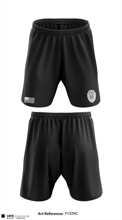 TAYLORSVILLE POLICE DEPARTMENT SGT 60991678 Athletic Shorts With Pockets - 1