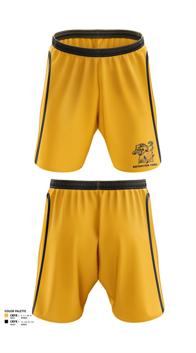 Northwestern Tigers 78521342 Athletic Shorts With Pockets - 1