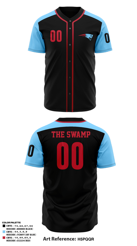 Full Button Baseball Jersey, Midfield Patriots, Baseball, Teamtime, Team time, sublimation, custom sports apparel, team uniforms, spirit wear, spiritwear, sports uniforms, custom shirts, team store, custom team store, fundraiser sports, apparel fundraiser