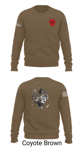 Crew Neck Sweatshirt, , National Guard, Teamtime, Team time, sublimation, custom sports apparel, team uniforms, spirit wear, spiritwear, sports uniforms, custom shirts, team store, custom team store, fundraiser sports, apparel fundraiser