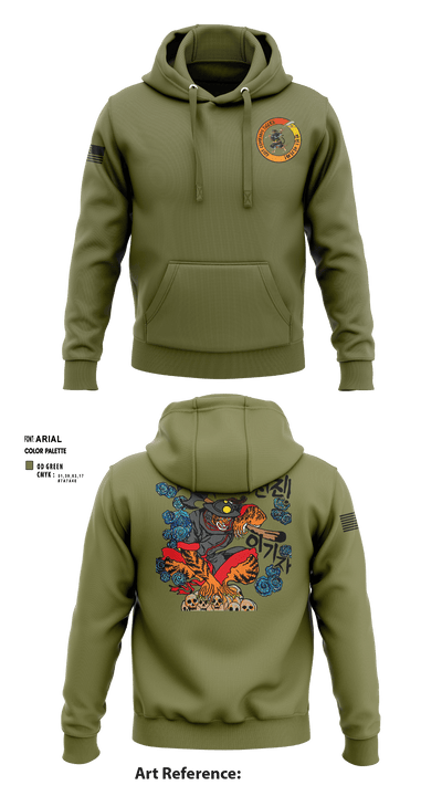 Golf Company, 229th MI BN 34374533 Hoodie - 2