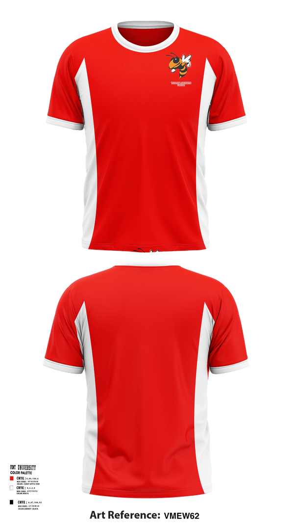 Short Sleeve Performance Shirt, Yellow Jackets, Cheer, Teamtime, Team time, sublimation, custom sports apparel, team uniforms, spirit wear, spiritwear, sports uniforms, custom shirts, team store, custom team store, fundraiser sports, apparel fundraiser