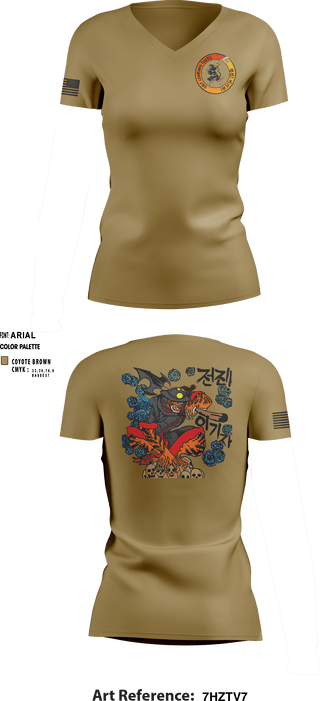 Women's Short Sleeve Vneck Shirt, , Army, Teamtime, Team time, sublimation, custom sports apparel, team uniforms, spirit wear, spiritwear, sports uniforms, custom shirts, team store, custom team store, fundraiser sports, apparel fundraiser