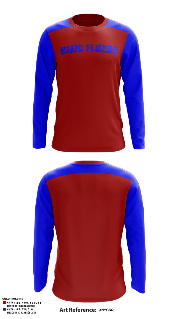 Long Sleeve Performance Shirt, Miami Florida, Baseball, Teamtime, Team time, sublimation, custom sports apparel, team uniforms, spirit wear, spiritwear, sports uniforms, custom shirts, team store, custom team store, fundraiser sports, apparel fundraiser