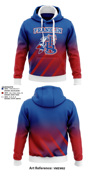 Franklin High School Soccer 47945692 Hoodie - 1