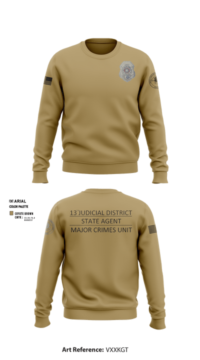 District 13 TF 92193766 Crew Neck Sweatshirt - 3