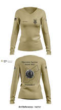 327th MCT 96493981 Women's Long Sleeve V-neck Shirt - 3