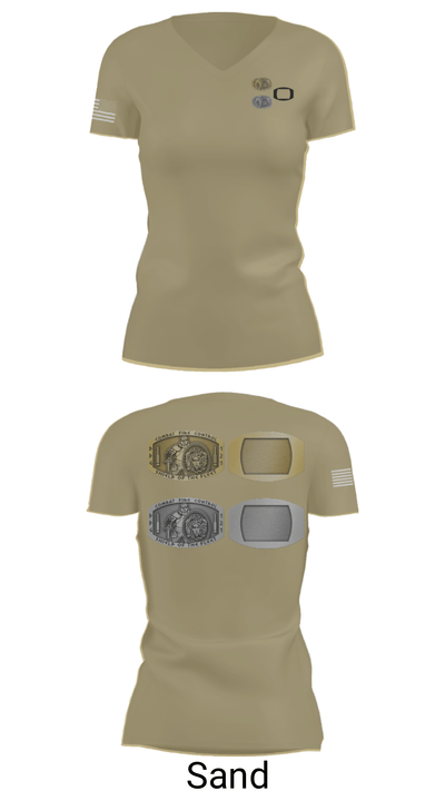 CF Division 63223192 Women's Short Sleeve V-neck Shirt - 44