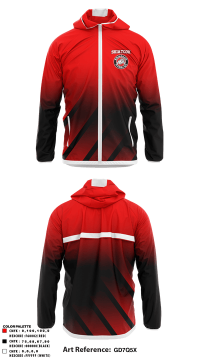 Skiatook High School Soccer 23951400 Windbreaker - 1