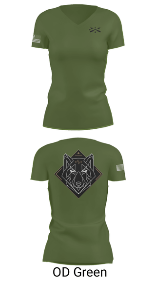 Women's Short Sleeve Vneck Shirt, , Army, Teamtime, Team time, sublimation, custom sports apparel, team uniforms, spirit wear, spiritwear, sports uniforms, custom shirts, team store, custom team store, fundraiser sports, apparel fundraiser