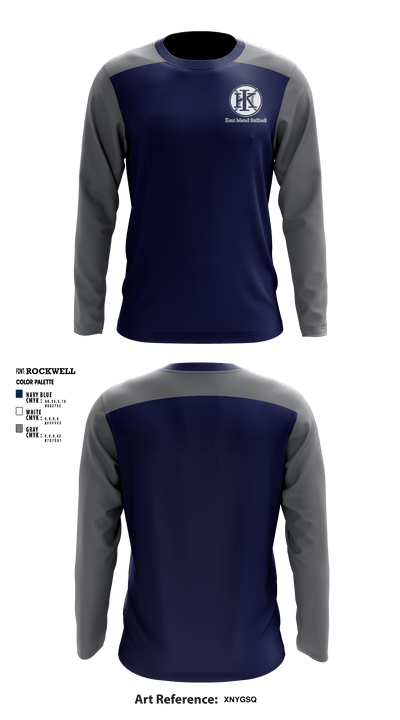 Kent Island Youth Softball 28747832 Long Sleeve Performance Shirt - 5