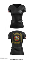 VFW Post 8191 13144984 Women's Short Sleeve V-neck Shirt - 3