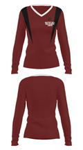 Baptist Hill High School Cheer 89620013 Women's Long Sleeve V-neck Shirt - 26