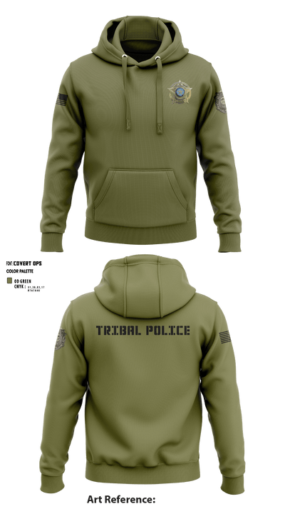 Eastern Shawnee Tribal Police 73684193 Hoodie - 2 (1)